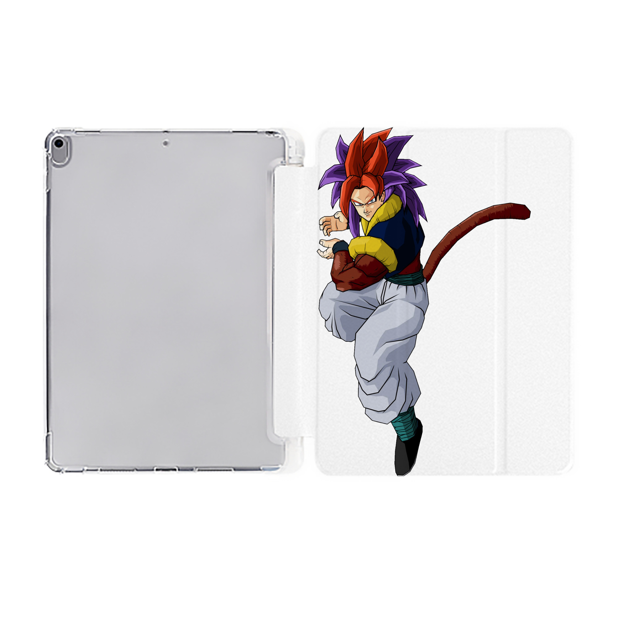 （画像用） ドラゴンボール DRAGON BALL IPad ケース ペン収納付き 三つ折りスタンド PUレザー×シリコン 対応機種9.5/10.5/10.9インチ